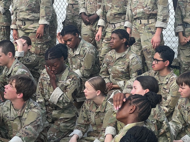 JROTC Cadets participating in 2024 JCLC Camp activities