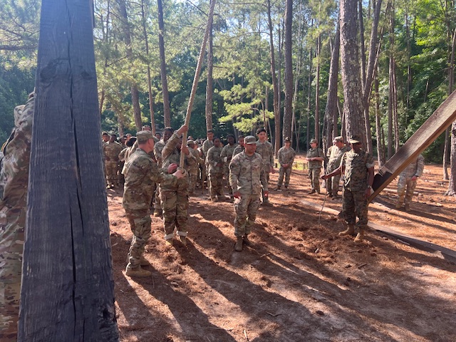 JROTC Cadets participating in 2024 JCLC Camp activities