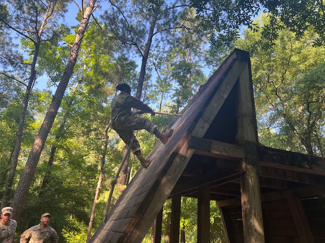 JROTC Cadets participating in 2024 JCLC Camp activities