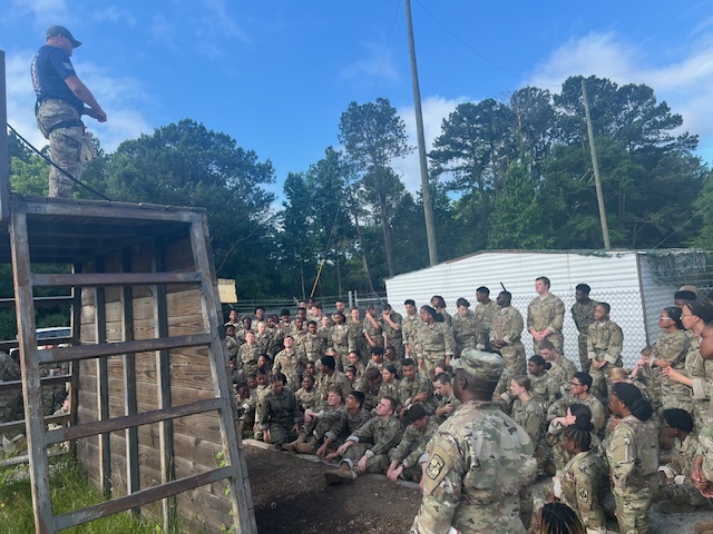 JROTC Cadets participating in 2024 JCLC Camp activities