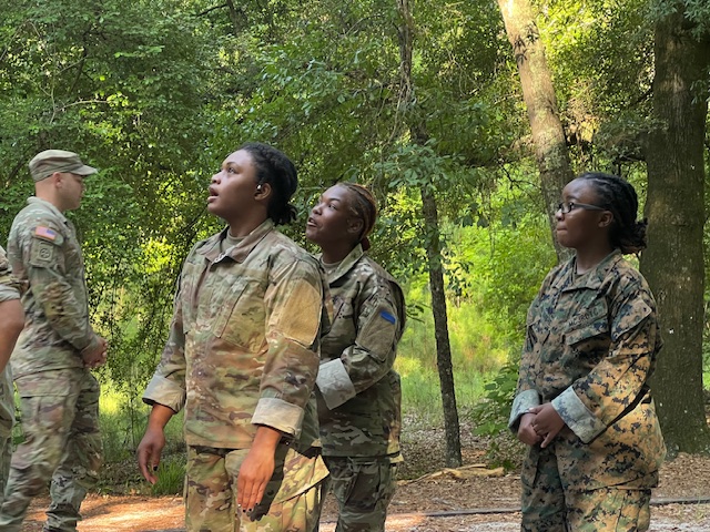 JROTC Cadets participating in 2024 JCLC Camp activities