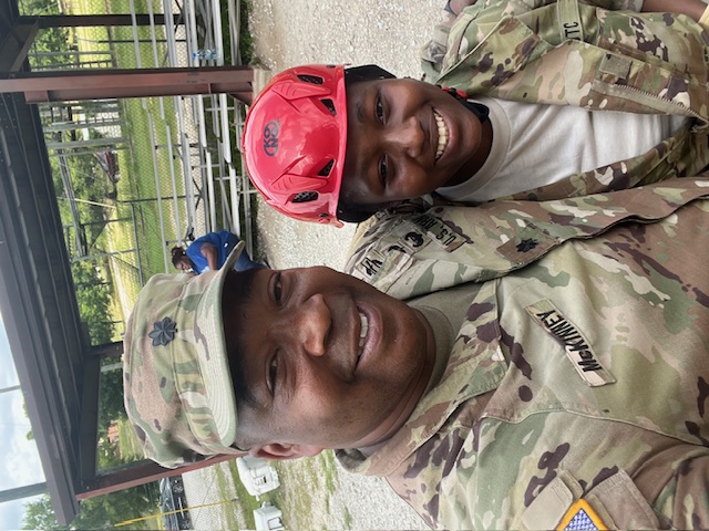 JROTC Cadets participating in 2024 JCLC Camp activities