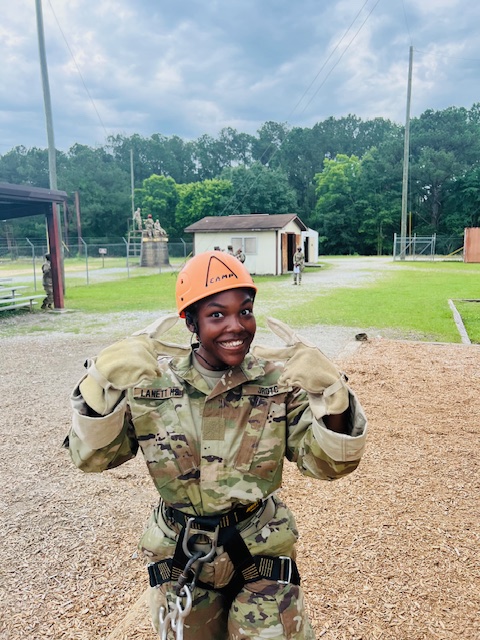 JROTC Cadets participating in 2024 JCLC Camp activities