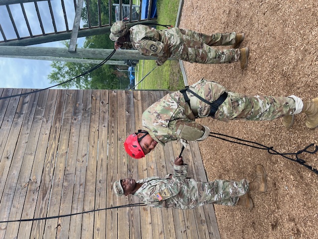 JROTC Cadets participating in 2024 JCLC Camp activities