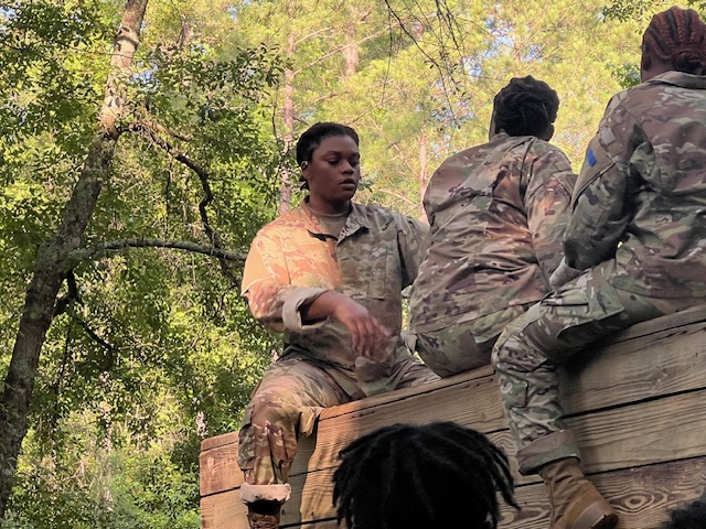 JROTC Cadets participating in 2024 JCLC Camp activities