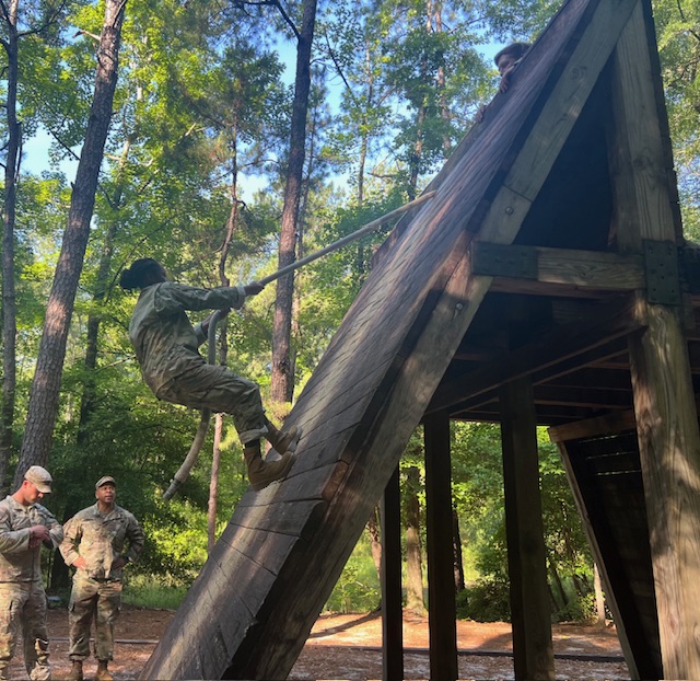 JROTC Cadets participating in 2024 JCLC Camp activities