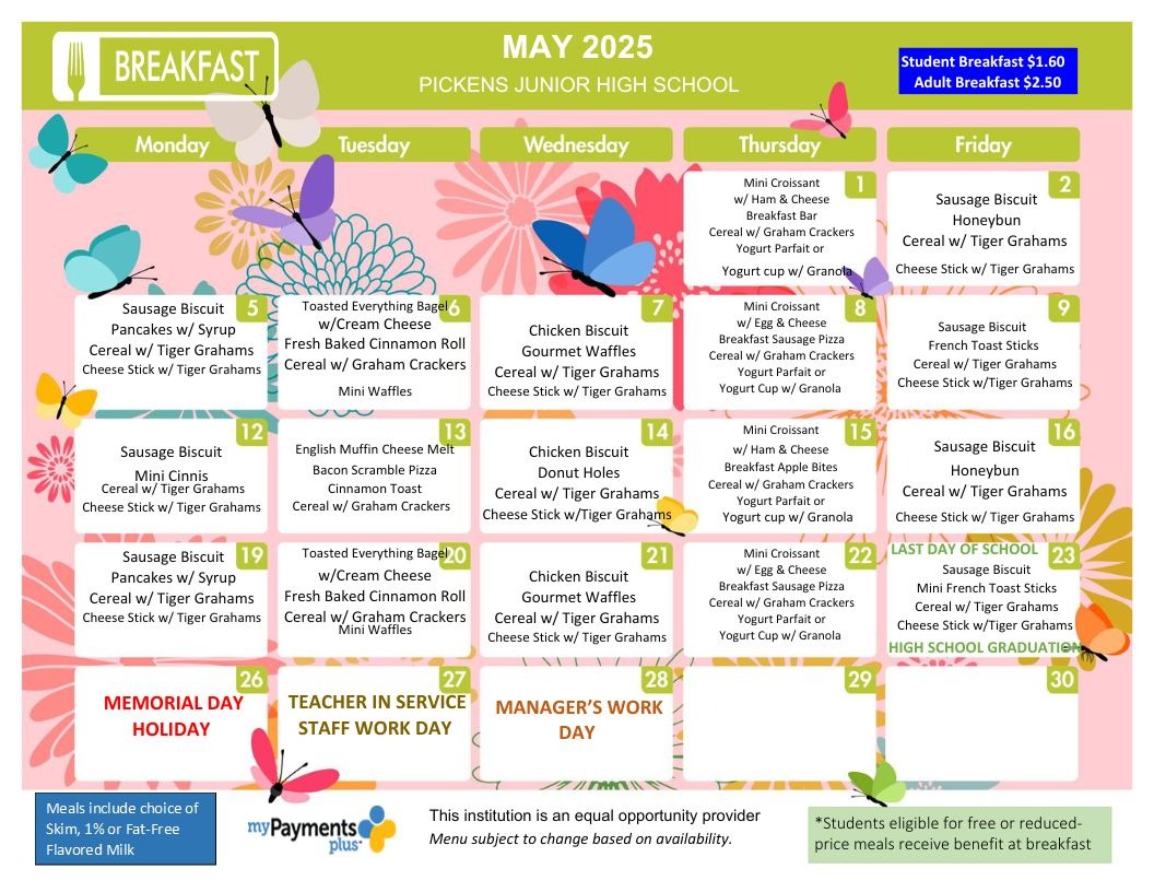 Breakfast Menu