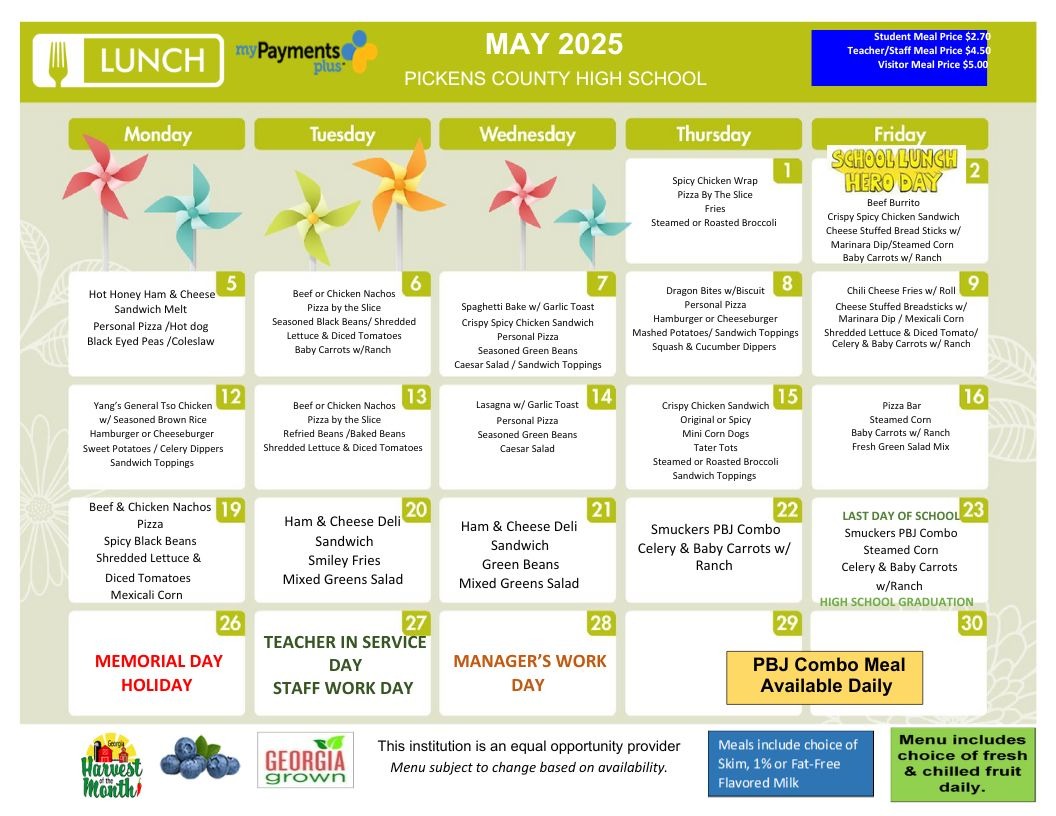 Lunch Menu