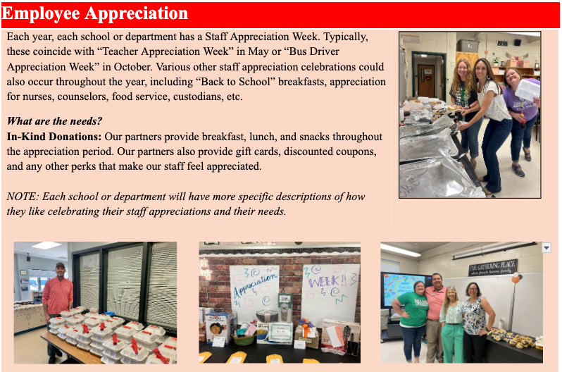 Employee Appreciation