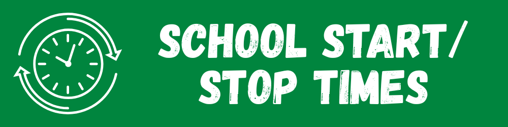 Start/Stop Times Banner