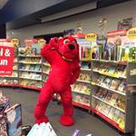 Clifford the Big Red Dog visits our Book Fair