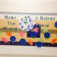 Make the World a Better Place bulletin board