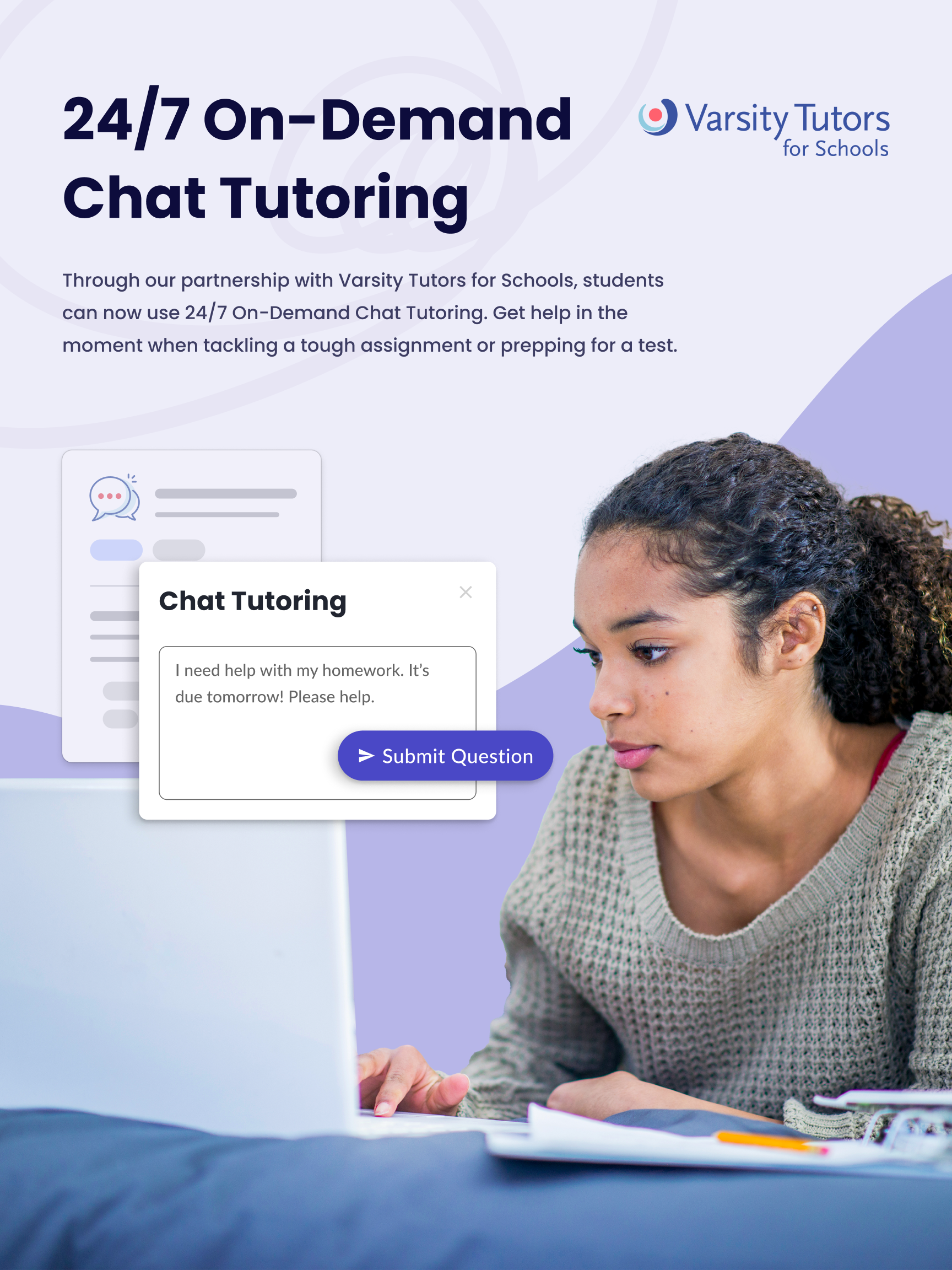 On-Demand Tutoring Flyer