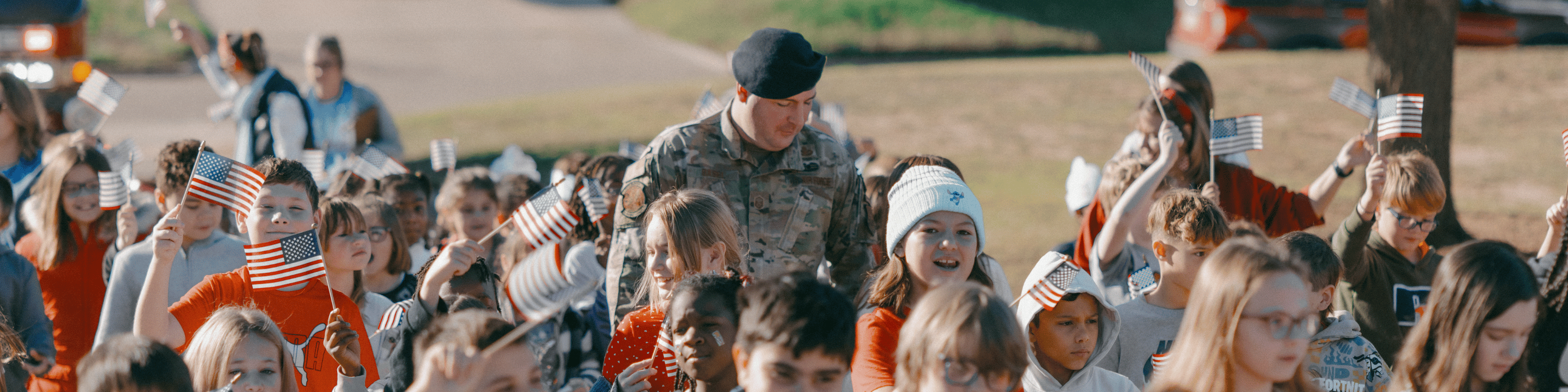 A photo of serviceman in Ward parade