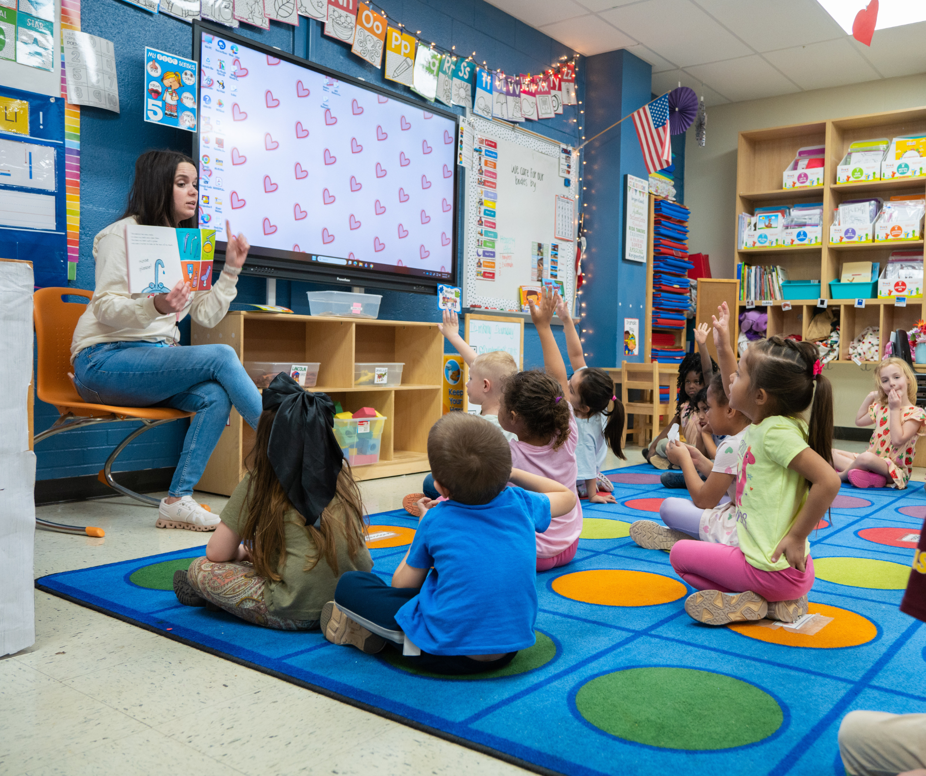 A photo of an early childhood classroom