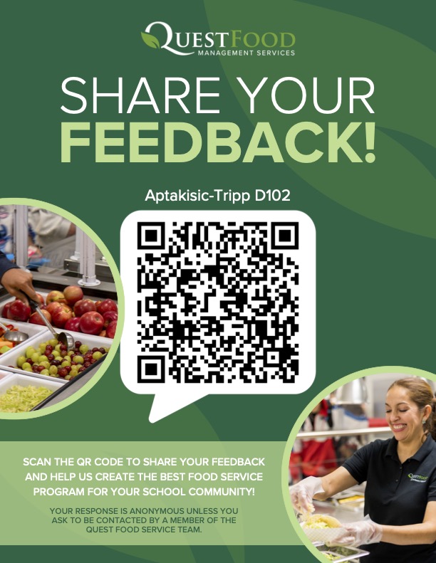 QR code to share your feedback