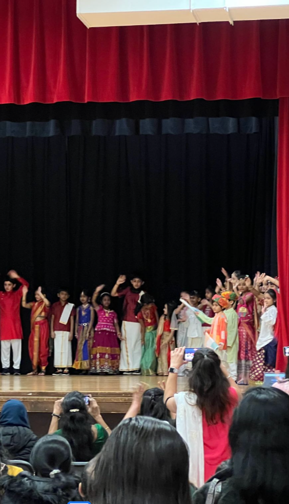 Students in cultural fair