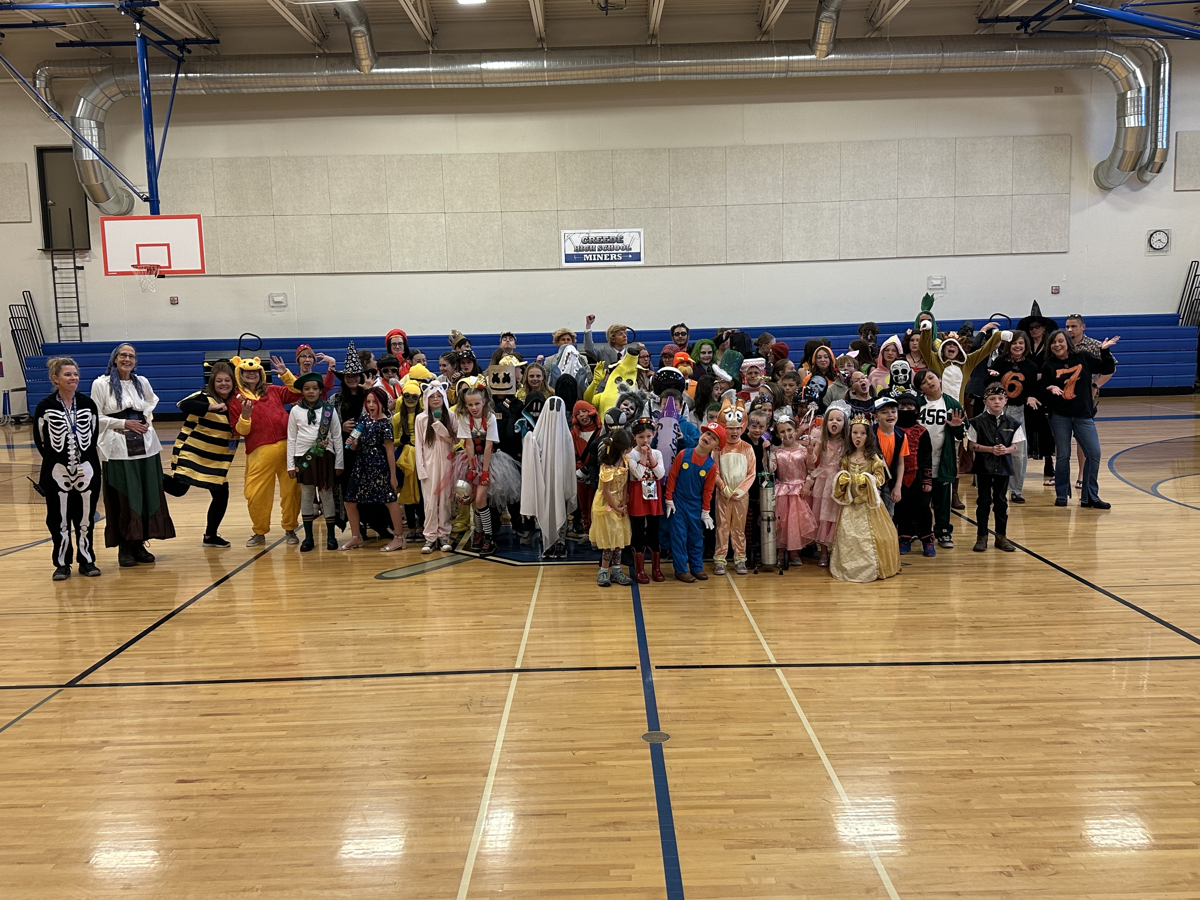 2025 Students dressed up for Halloween