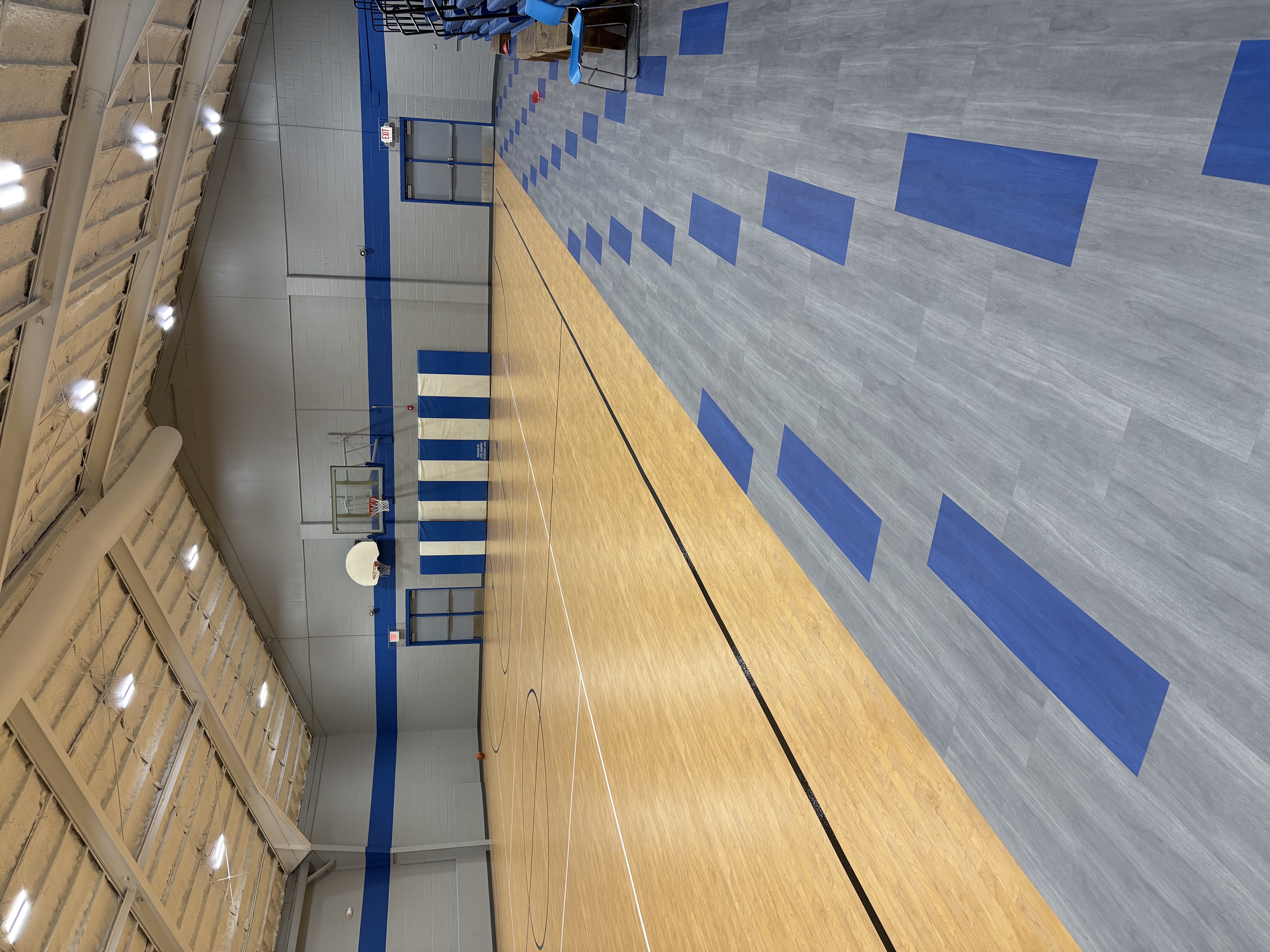 New MS Gym Flooring
