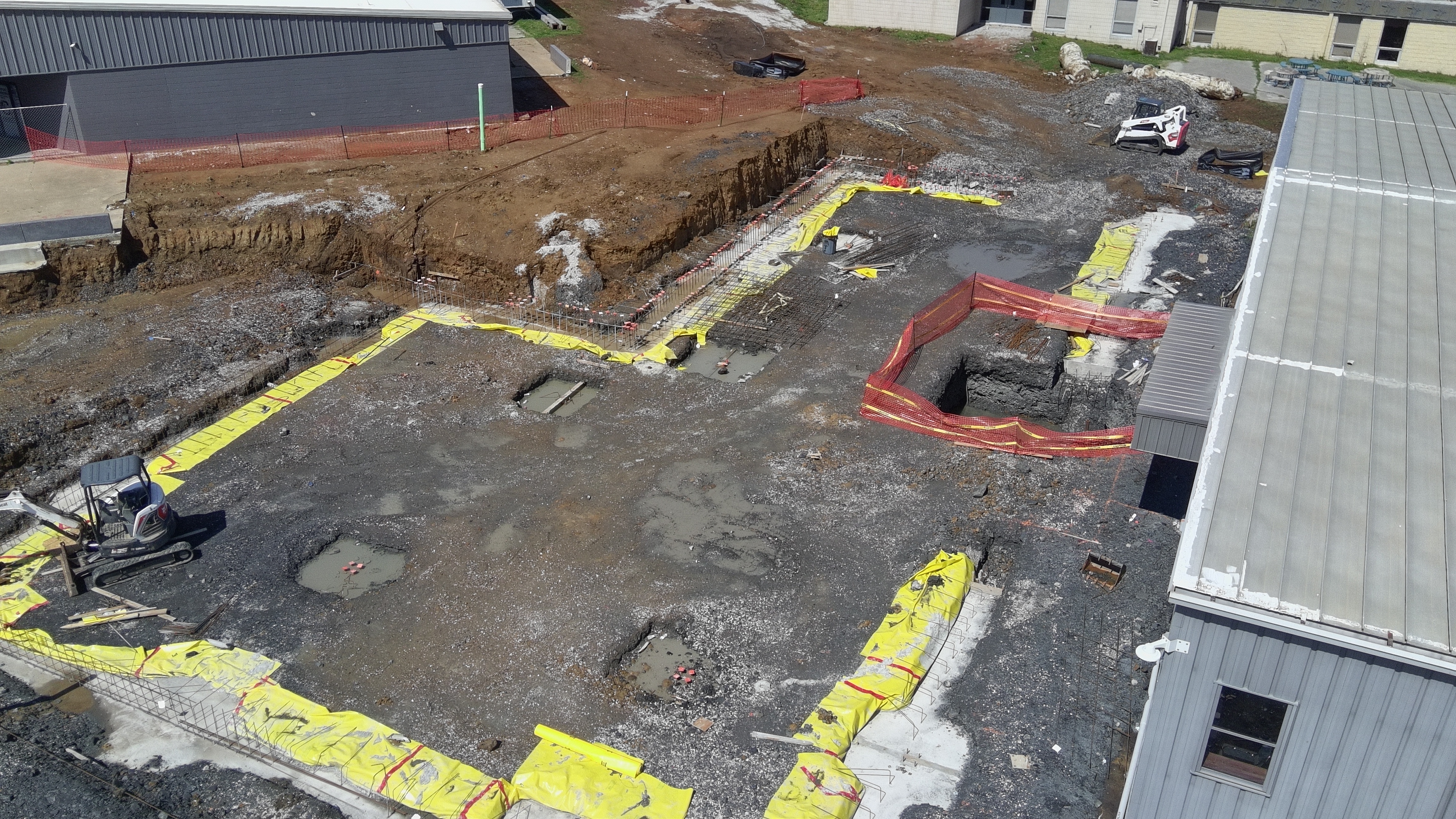 The new front office area for the high school