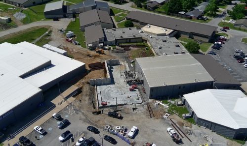 High School Construction is full underway
