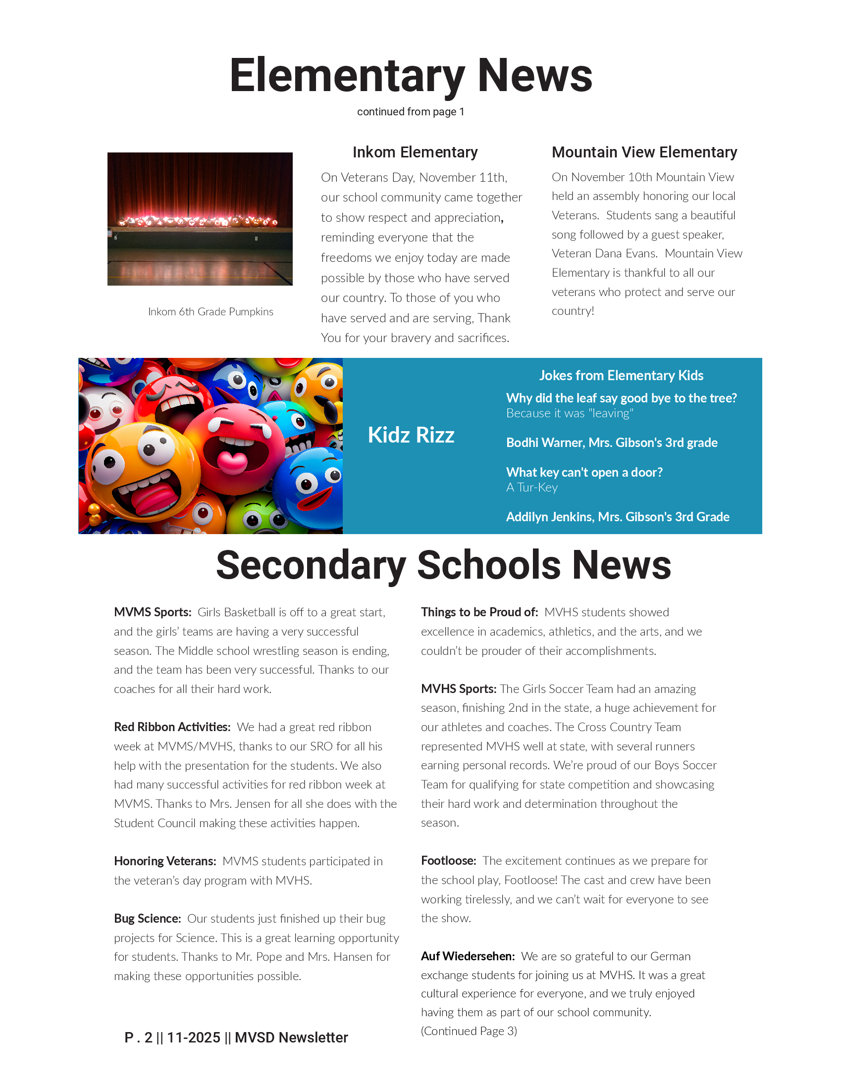 Nov Newsletter pg 2
