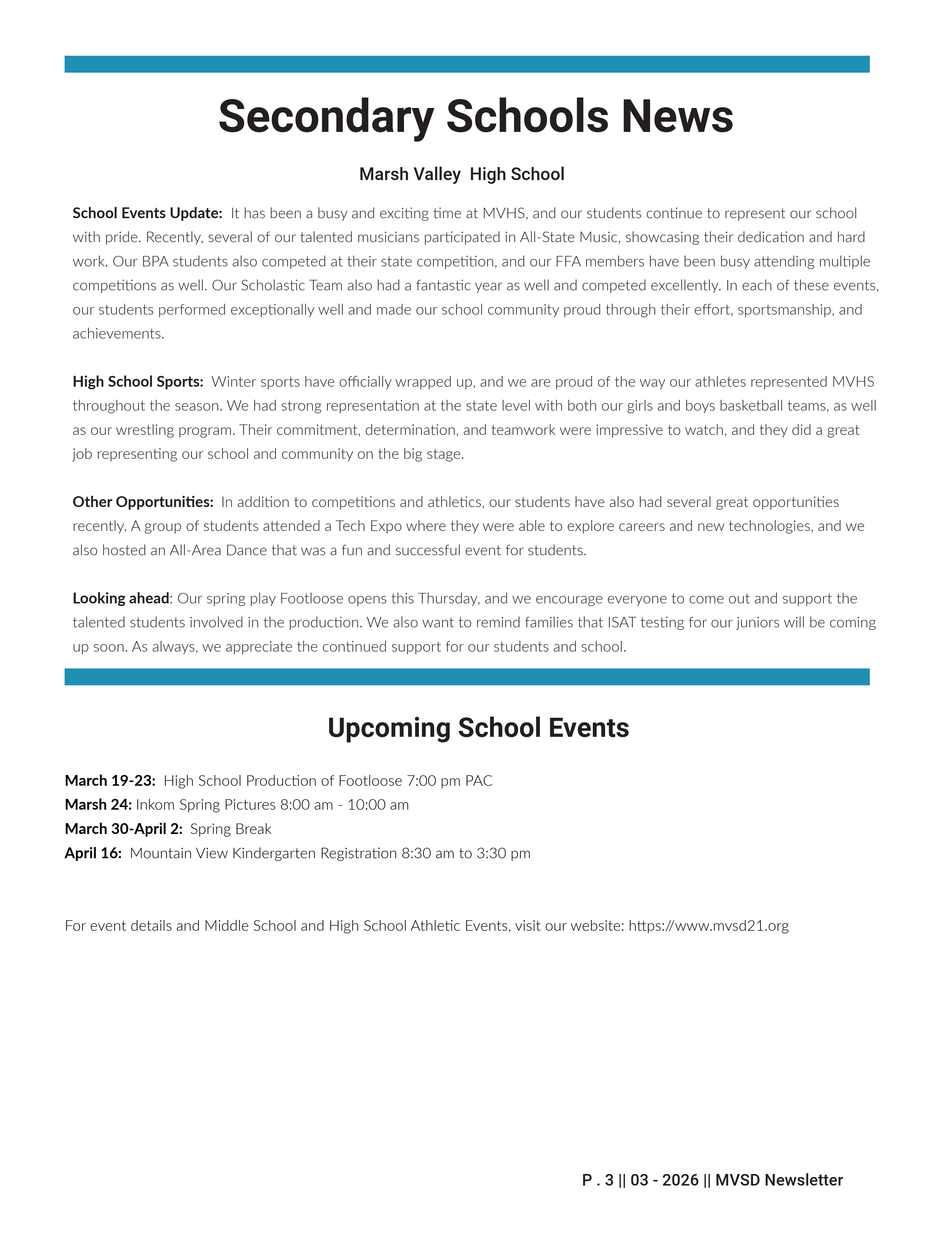 March Newsletter pg 3
