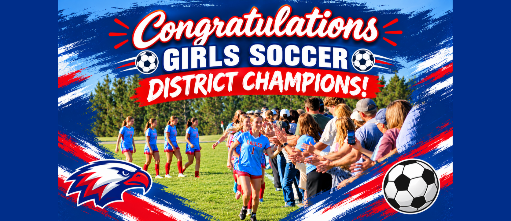 Girls Soccer District Champs 2026