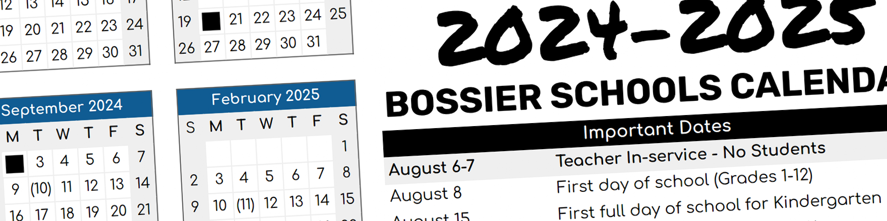 BPSB CALENDAR