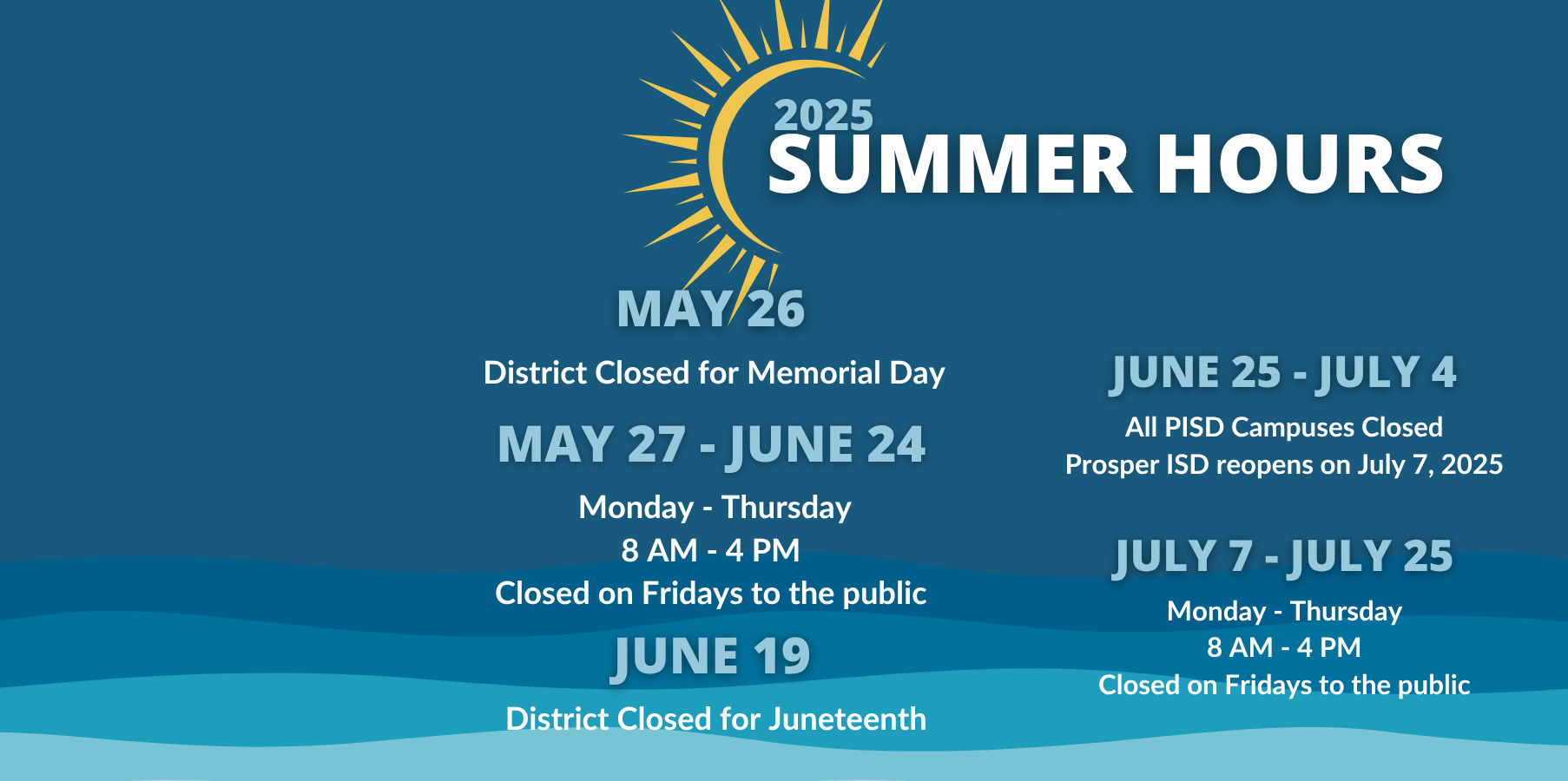 Summer Hours