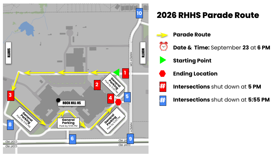 RHHS Parade Route