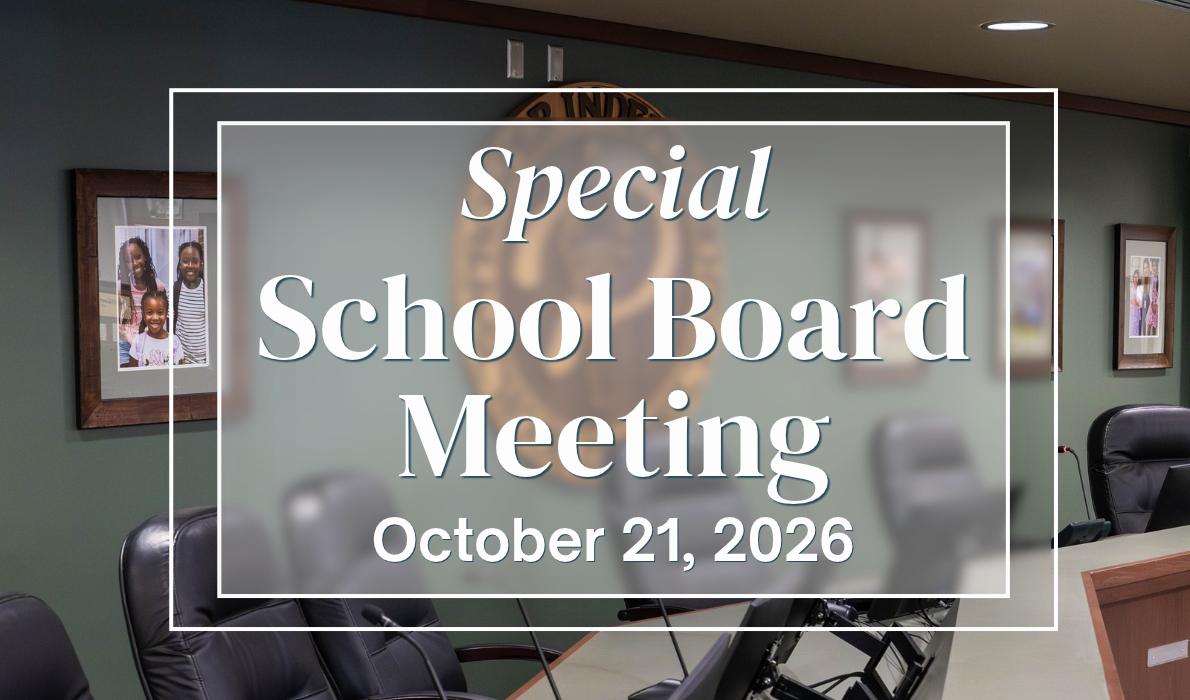 Special School Board Meeting