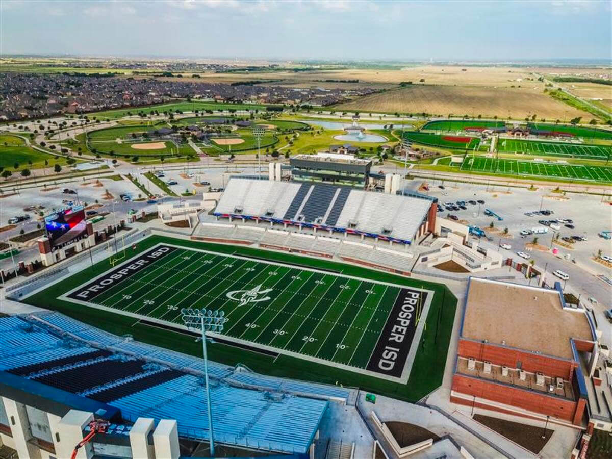 Children's Health Stadium in Prosper Texas