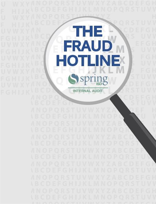 The fraud hotline logo