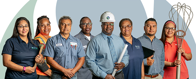 Group of Spring ISD workers