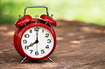 Photo of clock on table