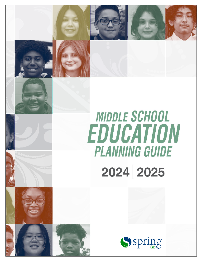Middle School Education Planning Guide