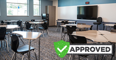 Photo of classroom approved