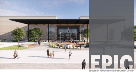 Education Performance and Instructional Center (EPIC) design rendering