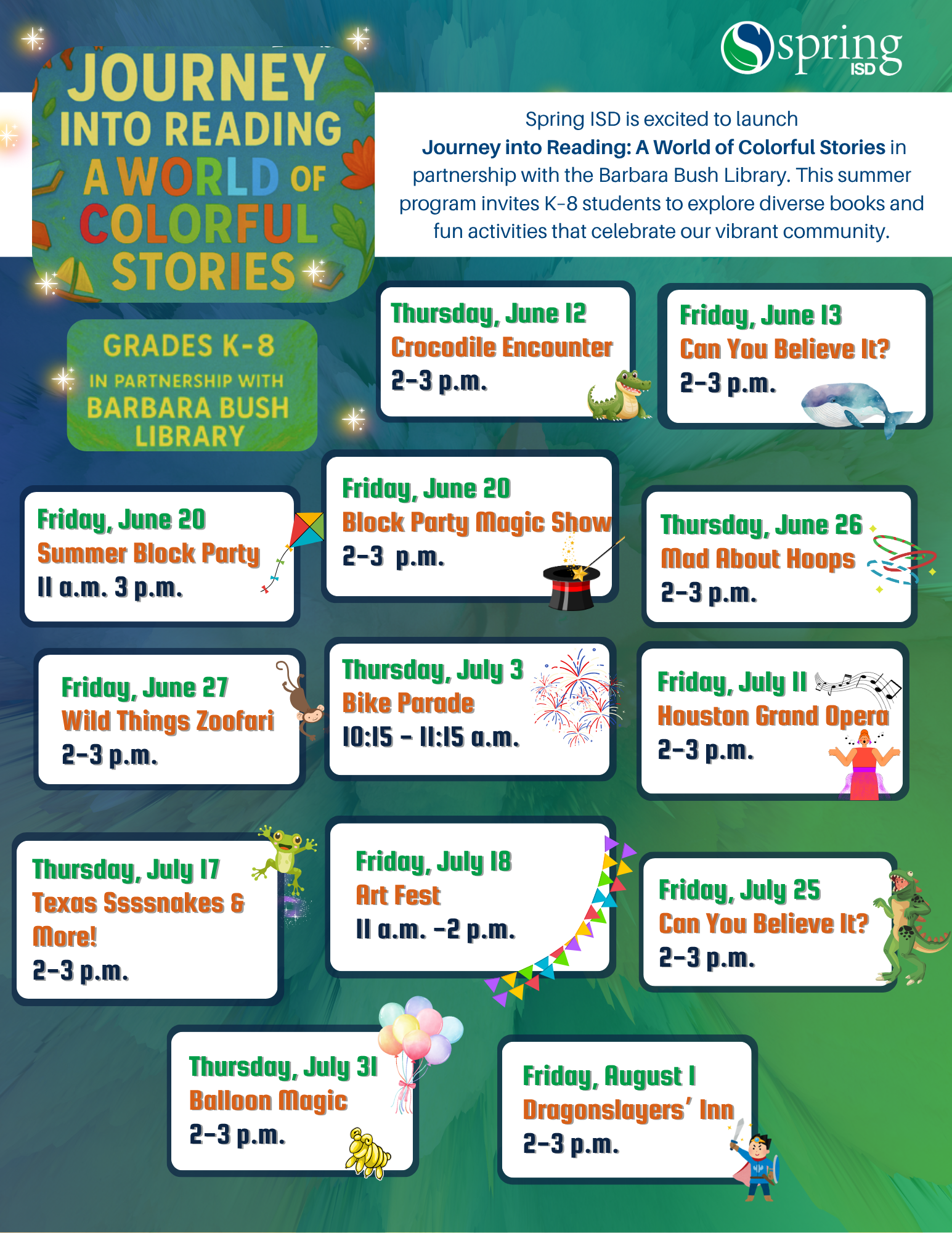Journey into Reading: A World of Colorful Stories
