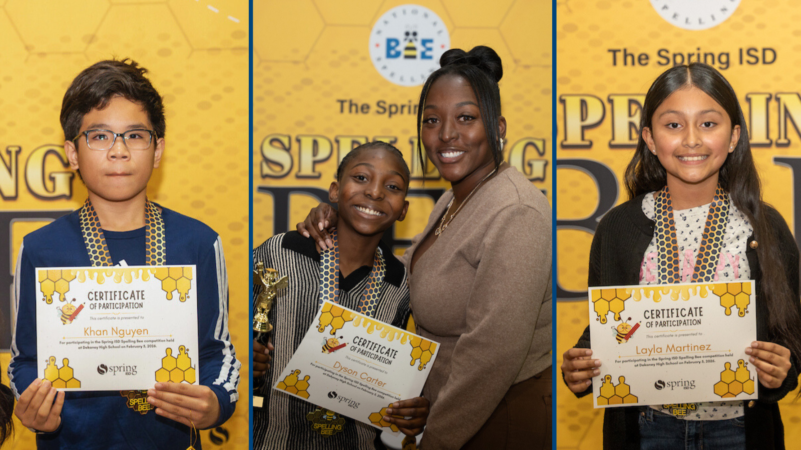 Spring ISD Celebrates 2026 Spelling Bee Champion After Districtwide Competition