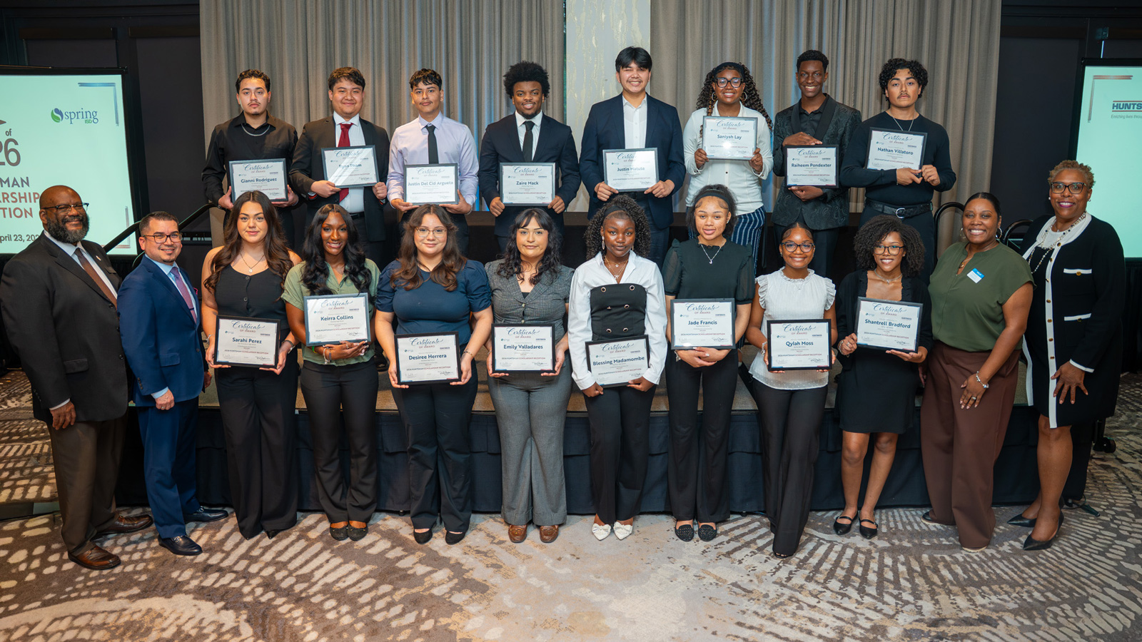 Huntsman Corporation honors 16 Spring ISD seniors with $20,000 scholarships at sixth annual reception