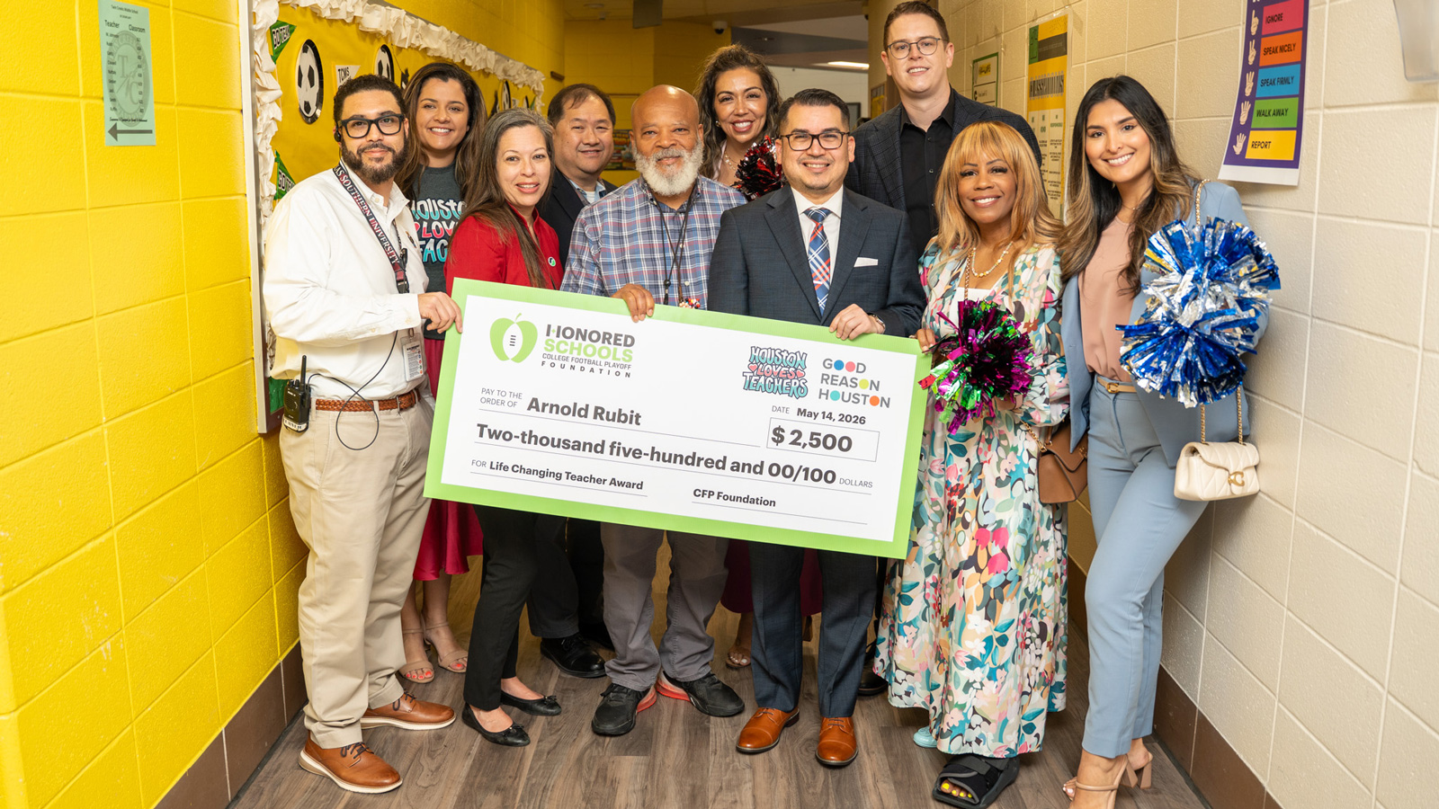 Spring ISD teachers surprised with $2,500 Awards after more than 4,400 community nominations