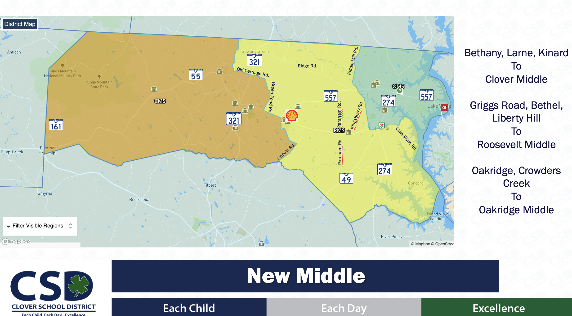 Middle School Map