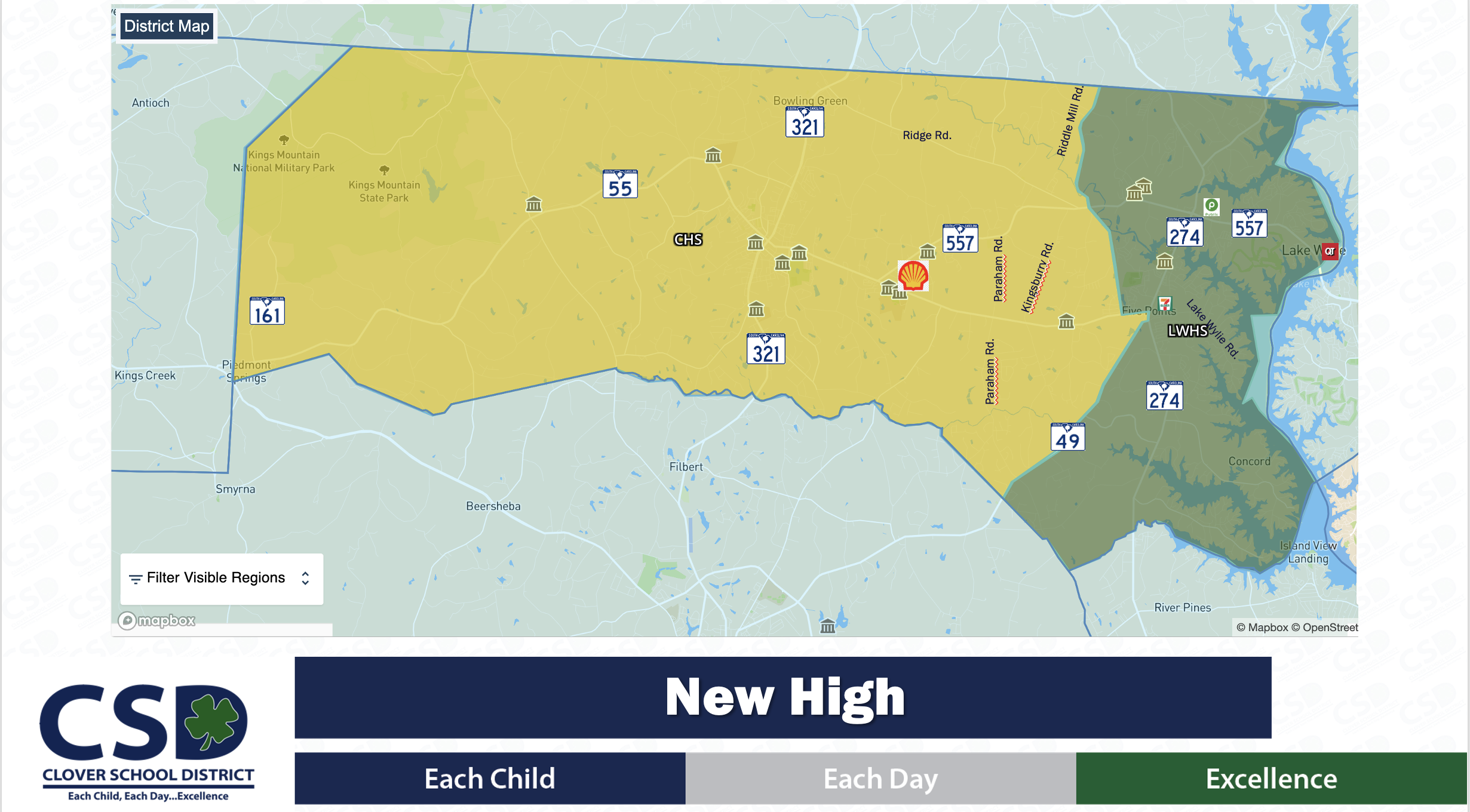High School Map