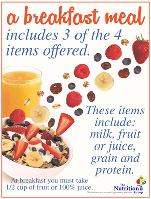 healthy breakfast flyer