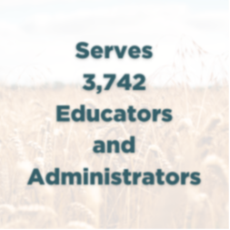 Serving nearly  4000 educators and admin 