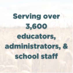 Serving nearly  4000 educators and admin 