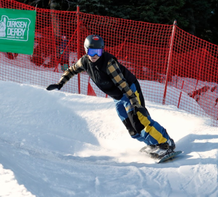 snowboarding