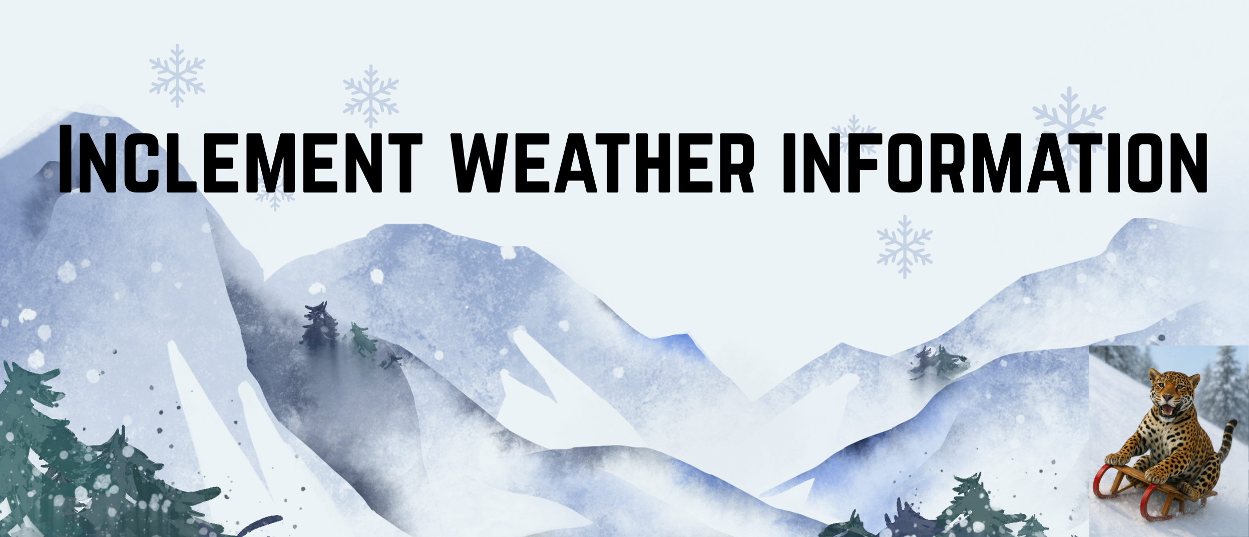 inclement weather link